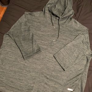 Green 3/4 sleeve Hoodie